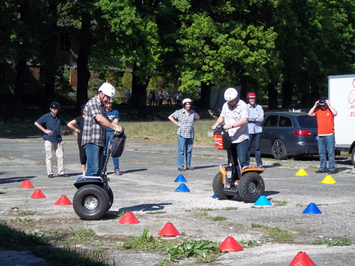 Segway im Bunkerpark