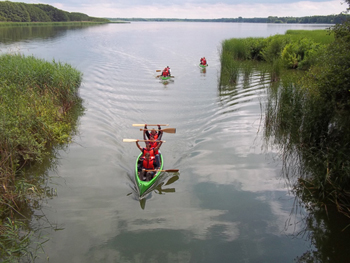 sportlich Kanurallye